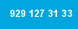 929 127 31 33 929 127 31 33